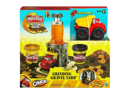 Play-Doh Hrací sada staveniště Hasbro 49413 - Chuck - Grinding Gravel Yard