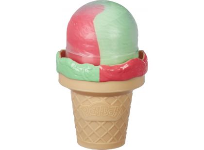 Play-Doh Modelína jako zmrzlina kornout červeno-zelený