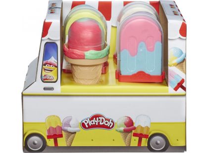 Play-Doh Modelína jako zmrzlina kornout červeno-zelený