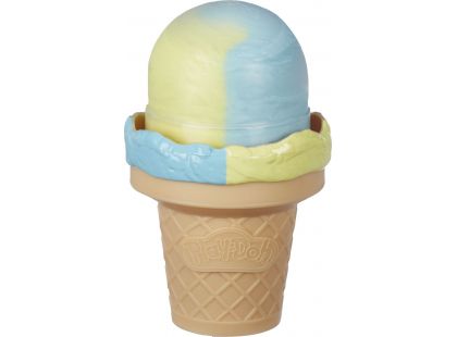 Play-Doh Modelína jako zmrzlina kornout modro-žlutý