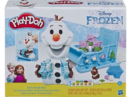 Play-Doh Olaf a sněhové kreace