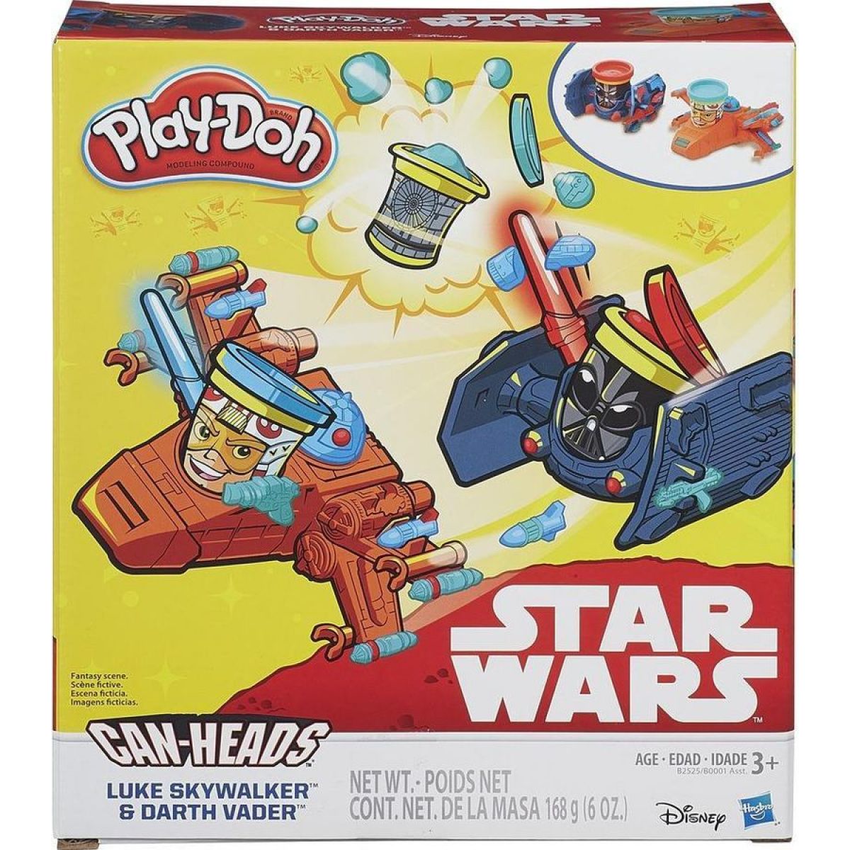 Play-Doh Star Wars Vozidla dvojbalení - Luke Skywalker a Darth Vader