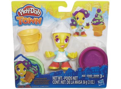 Play-Doh Town figurka - Zmrzlinářka