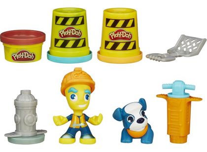Play-Doh Town Figurka se zvířátkem - Pracovník města - Poškozený obal