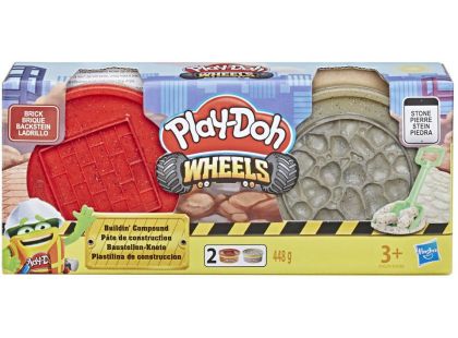 Play-Doh Wheels Stavební modelína červená, šedá