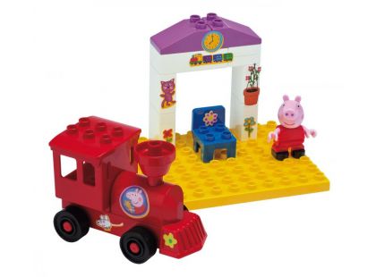 PlayBig Bloxx Peppa Pig železniční zastávka