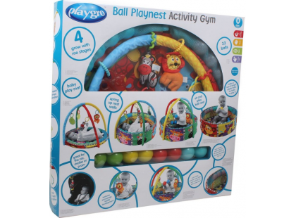 Playgro Aktivity hrazdička s míčky
