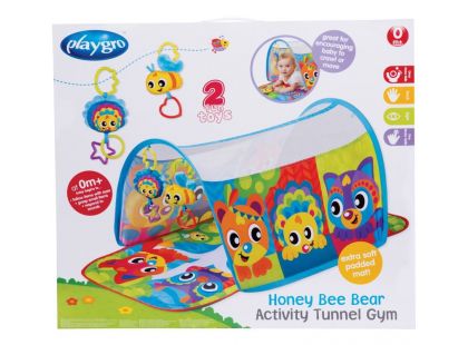Playgro Hrací deka s tunelem Zvířátka
