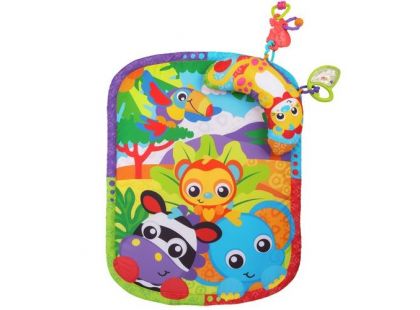 Playgro Hrací podložka s polštářem Zoo