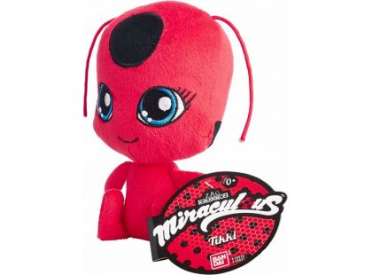 Playmates Miraculous Beruška a černý kocour pohádkové postavy plyš Tikki 16 cm