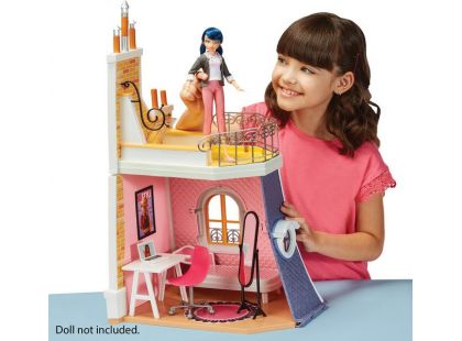 Playmates Miraculous Beruška a černý kocour Pokoj a balkon Marinette Hrací set - Poškozený obal