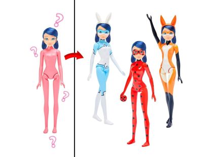 Playmates Miraculous: Beruška a černý kocour, tranformující se Marinette, Panenka