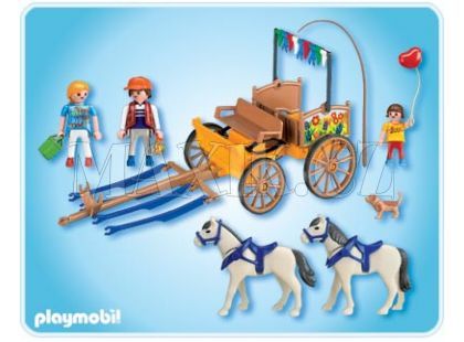 Playmobil 4186 Kočár s koňmi