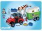 Playmobil 4189 Terénní auto s přívěsem pro koně 2