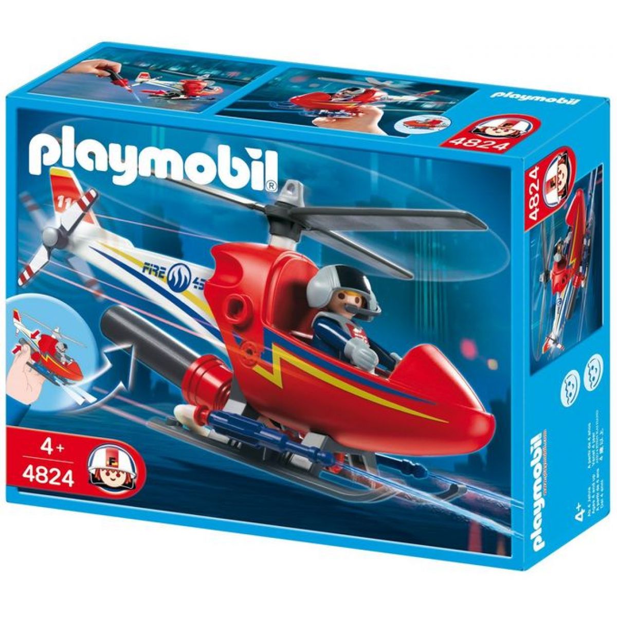 Playmobil 4824 Hasičská zásahová helikoptéra