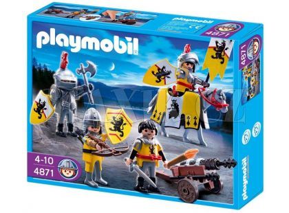 Playmobil 4871 Jednotka rytířů Černého lva