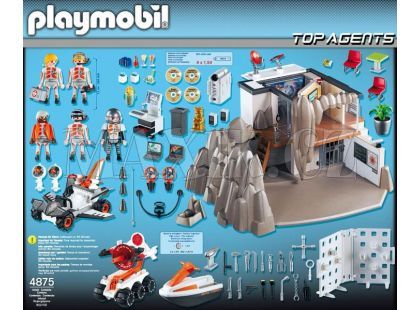 Playmobil 4875 Velitelství tajných agentů