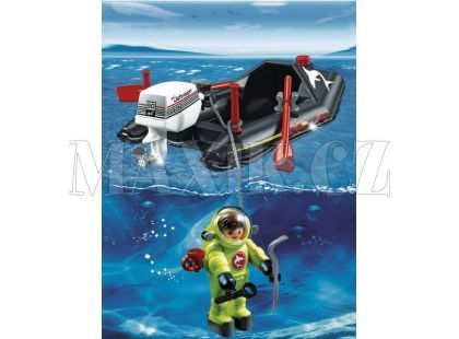 Playmobil 4910 Záchranářský potápěč se člunem