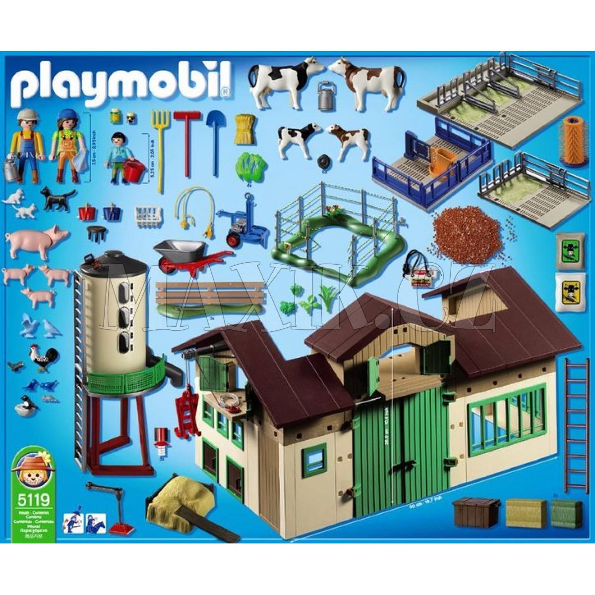 Playmobil 5119 Nov Farma Se Silem Max kovy Hra ky