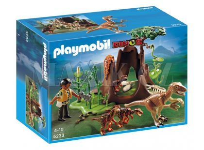 Playmobil 5233 Deinonychus a Velociraptoři
