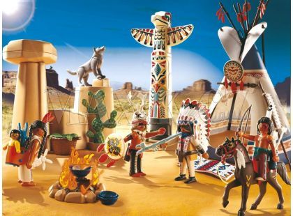 PLAYMOBIL 5247 Indiánská osada s totemem