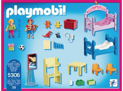 Playmobil 5306 Barevný dětský pokoj