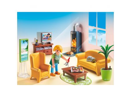 Playmobil 5308 Obývací pokoj s krbem