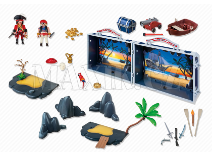 Playmobil 5347 Přenosná pirátská pokladnice