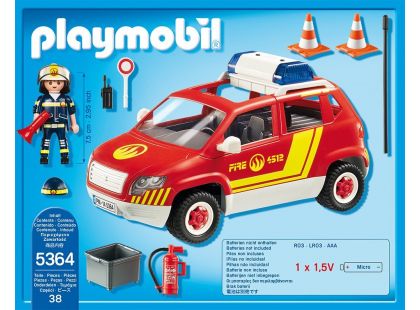 Playmobil 5364 Auto velitele hasičů