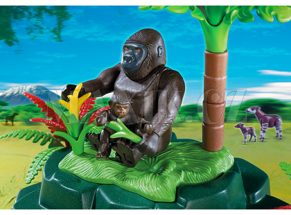 Playmobil 5415 Gorily a Okapi s kameramanem