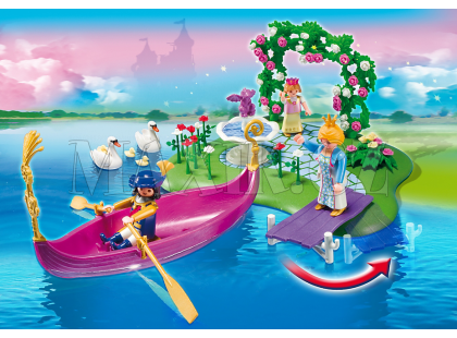 Playmobil 5456 Výroční Compact Set Princeznin ostrov a romantická gondola