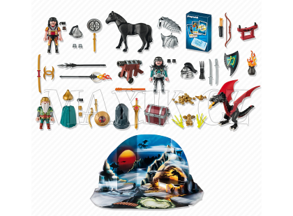 Playmobil 5493 Adventní kalendář Bitva o dračí poklad