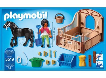 Playmobil 5519 Fríský kůň se stáním