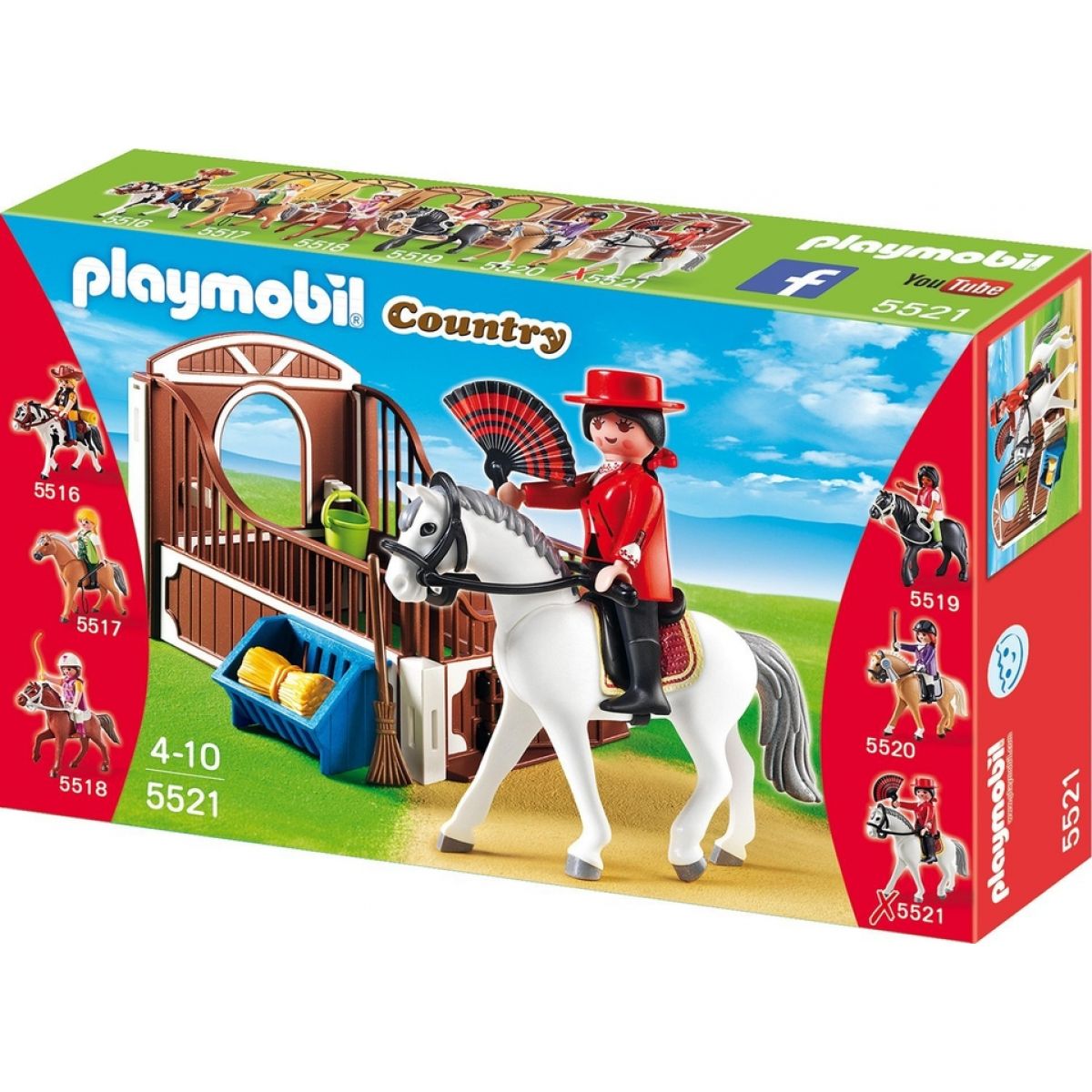 Playmobil 5521 Andaluský kůň se stáním