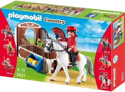 Playmobil 5521 Andaluský kůň se stáním