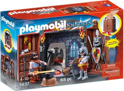 Playmobil 5637 Box na hraní Rytíř a kovář