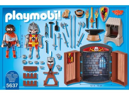 Playmobil 5637 Box na hraní Rytíř a kovář