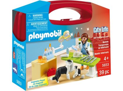 Playmobil 5653 Přenosný box - Návštěva u veterináře