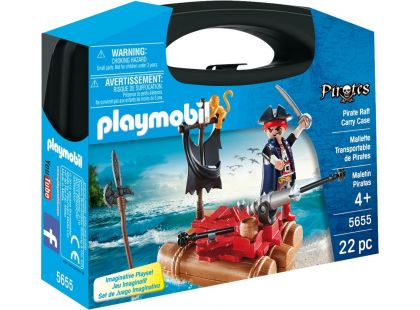 Playmobil 5655 Přenosný box - Pirát na voru