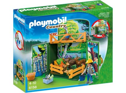Playmobil 6158 Zavírací box - Krmení lesní zvěře