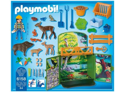 Playmobil 6158 Zavírací box - Krmení lesní zvěře