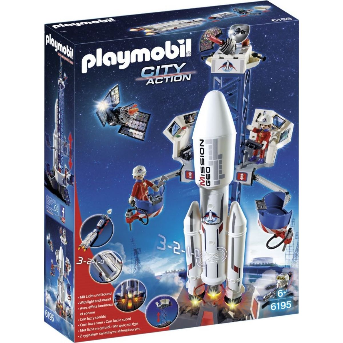 Playmobil 6195 Vesmírná základna s kosmickou raketou
