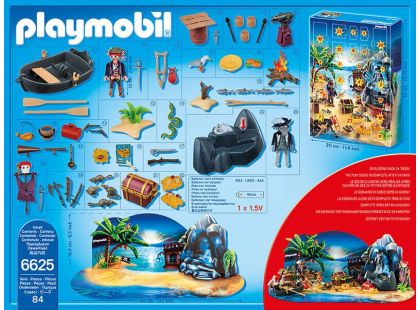 Playmobil 6625 Adventní kalendář - Tajemný pirátský ostrov pokladů