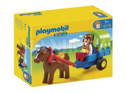 Playmobil 6779 Kočárek s poníky
