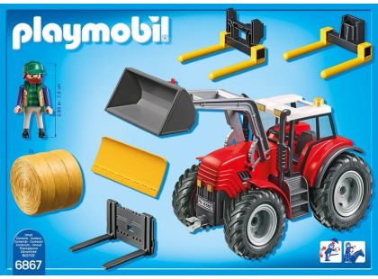 Playmobil 6867 Velký traktor se speciálním nářadím