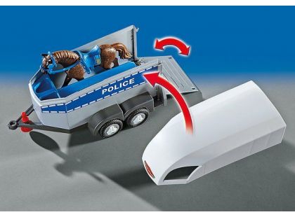 Playmobil 6922 Policejní přívěs pro koně