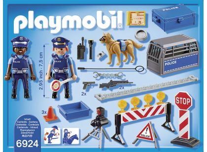 PLAYMOBIL® 6924 Policejní zátaras