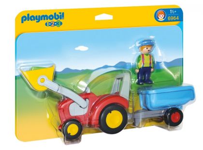 PLAYMOBIL® 6964 Traktor s přívěsem