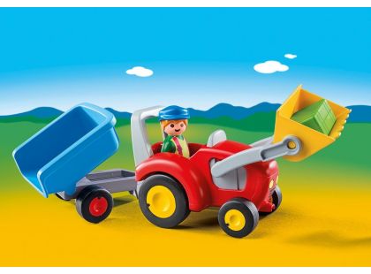 PLAYMOBIL® 6964 Traktor s přívěsem