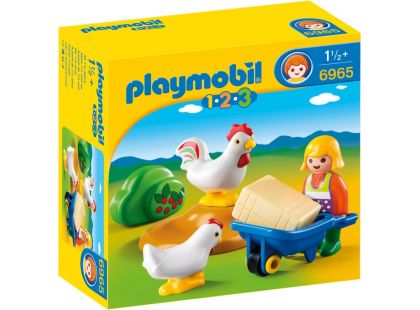 Playmobil 6965 Farmářka s kuřaty